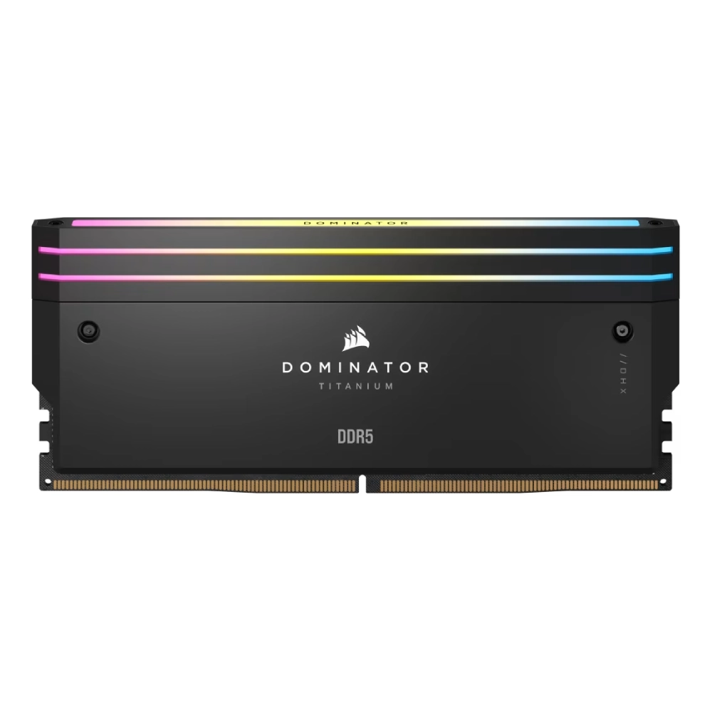 Corsair Desktop Ram 96GB (48GBx2) DDR5 6600MHz Dominator Titanium RGB view 2